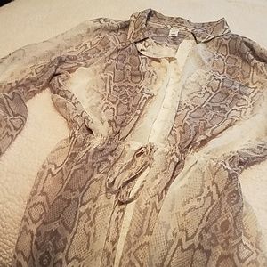 Old Navy snakeskin print dress